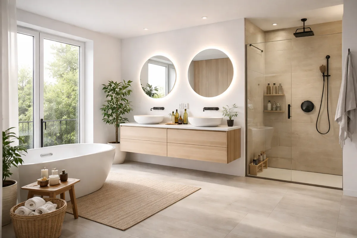 Idées d’aménagement pour une salle de bain moderne et pratique