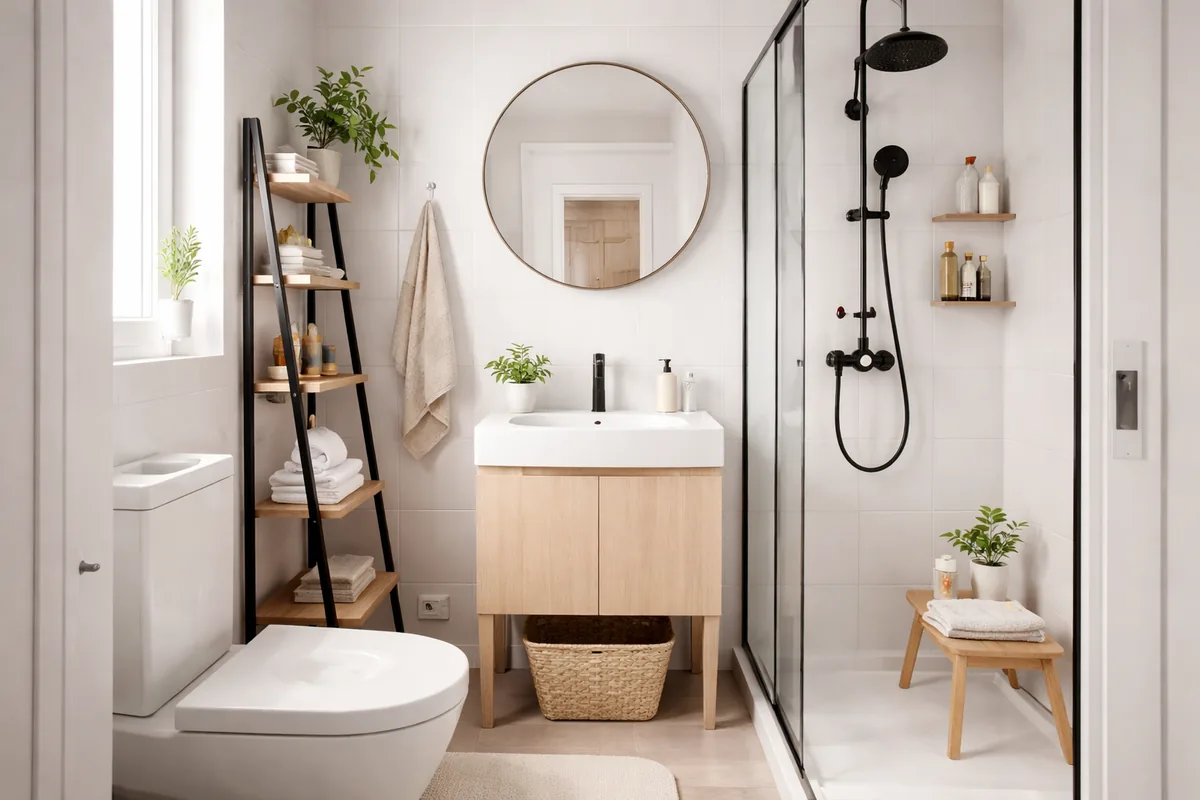 Solutions simples pour optimiser une salle de bain avec peu d’espace