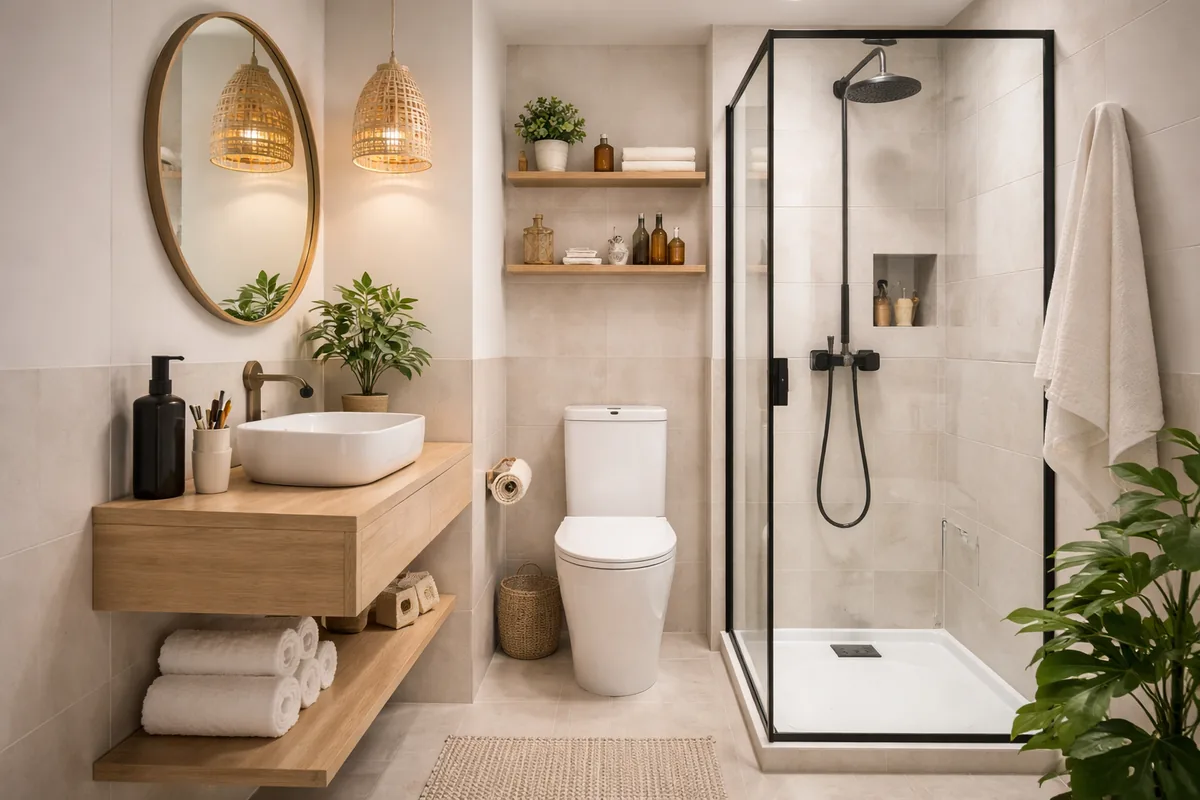 Comment aménager une petite salle de bain sans perdre de place