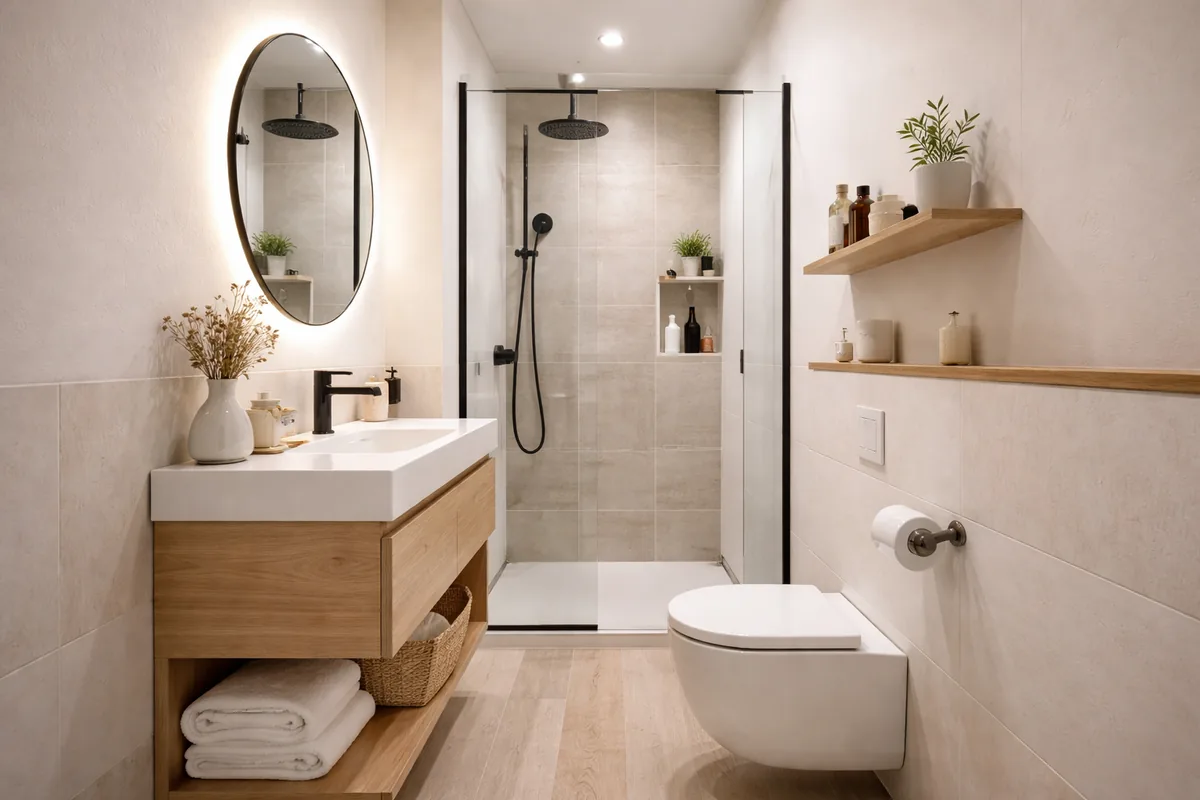Astuces pour optimiser une salle de bain étroite facilement